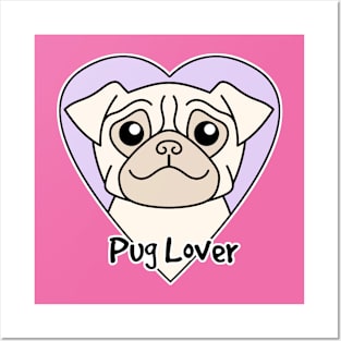Pug Lover Posters and Art